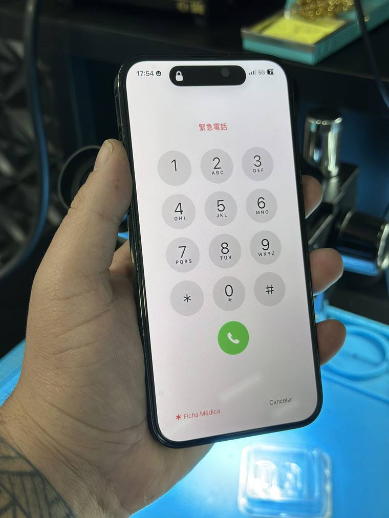 iPhone Pro funcionando após a troca do display