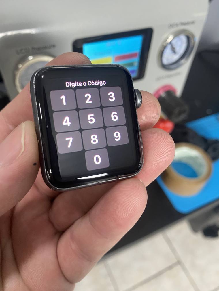Apple Watch restaurado e funcionando